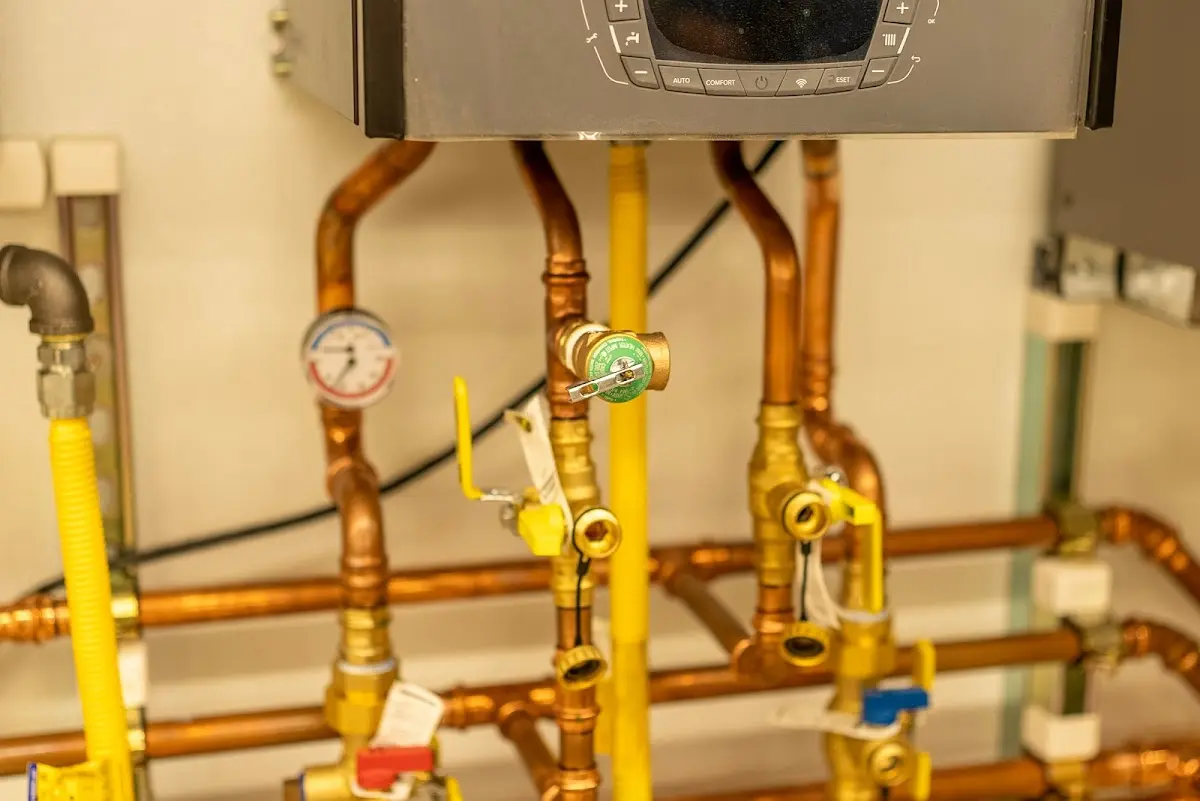 Licensed technician providing Slab Leak Repair for a homeowner in Caln